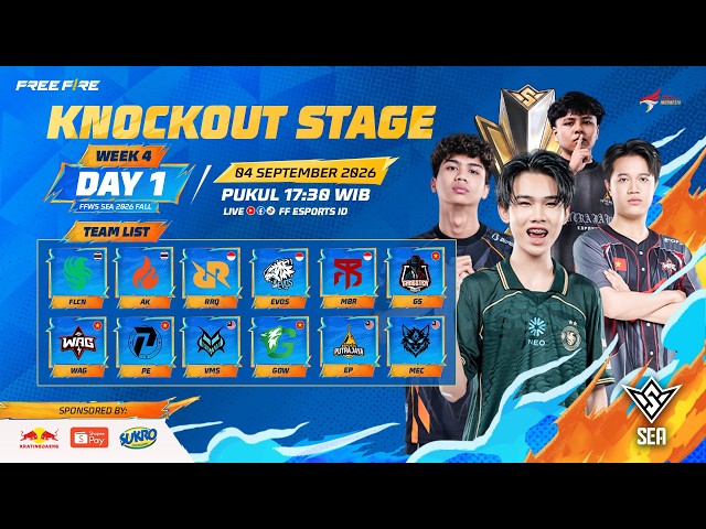 [ID] FFWS SEA 2026 FALL | Knockout Stage - Week 4 Day 1