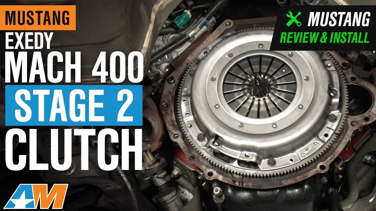 performance parts bmw 1999-2004 Mustang GT, Cobra & Mach 1 Exedy Mach 400 Stage 2 Clutch Review & Install