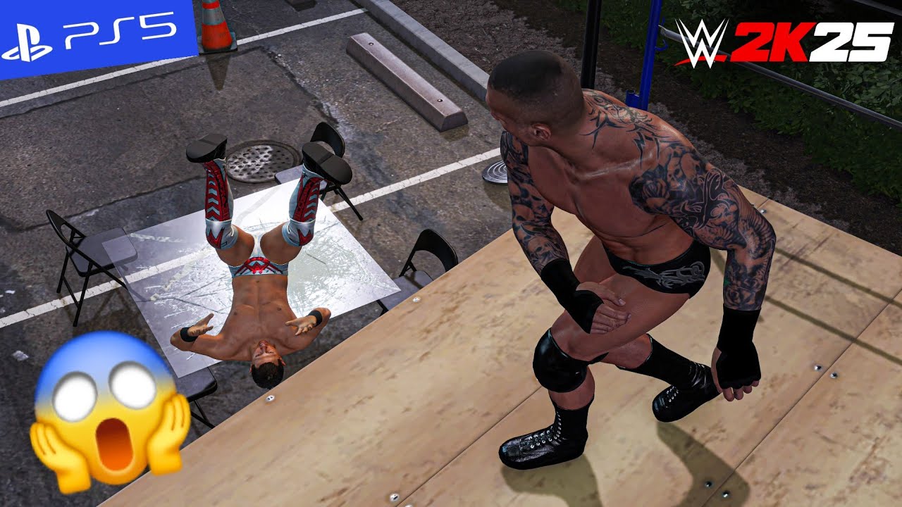 WWE 2k25 - Randy Orton Sends Miz CRASHING Through Glass | PS5" [4K60]