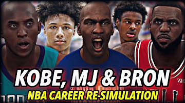 LEBRON, JORDAN & KOBE’S CAREER RE-SIMULATION AS 2020 ROOKIES. | CHANGING THE NBA FOREVER | NBA 2K20