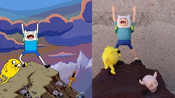 Finn and Jake (Adventure Time) Polymer Clay