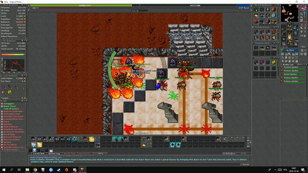 Banshee quest by 100 lvl RP Tibia antica - YouTube