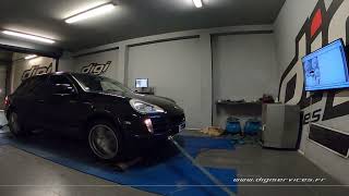 Porsche Cayenne 3.0 TDI 240cv AUTO Reprogrammation Moteur @ 311cv Digiservices Paris 77 Dyno