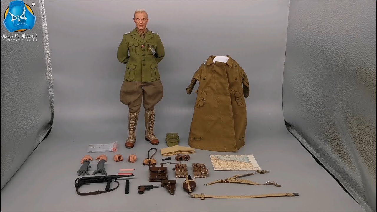 WW II German Africa Corps Infantry Captain Wilhelm D80151