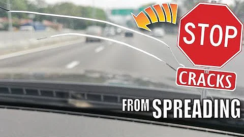 STOP windshield CRACK from Spreading