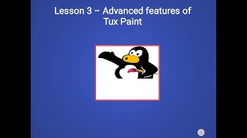 Kaleidoscope & Emboss effect in Tux Paint class 4