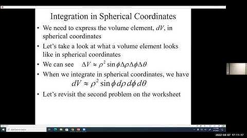 Calculus 3 Lesson   Triple Integrals in Cylindrical and Spherical Coordinates