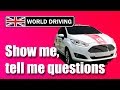 Show Me, Tell Me Questions 2020: UK driving test questions