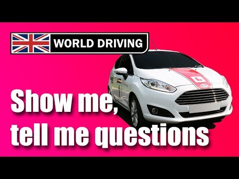 Show Me, Tell Me Questions 2022: UK driving test questions