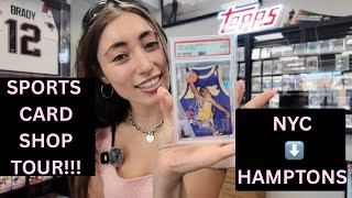 ULTIMATE NYC TO HAMPTONS SPORTS CARD SHOP TOUR 