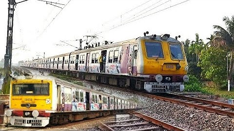 Different Face AERODYNAMIC ONHOL EMU Train : Furious Moving Out Railgate