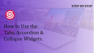 How to use Tabs, Accordion & Collapse Widgets in SitePad Builder
