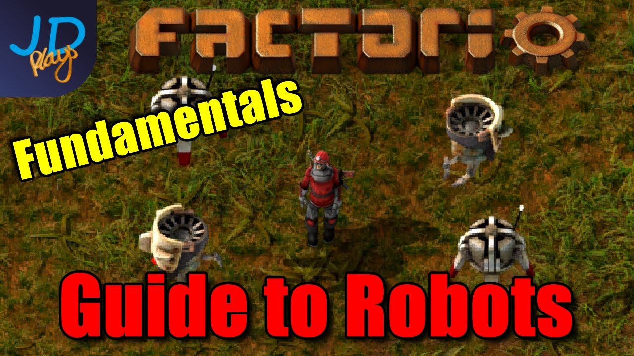 Guide to Robots Logistic Construction drones Factorio 1.0 ⚙️ Tutorial/Guide/How-To -