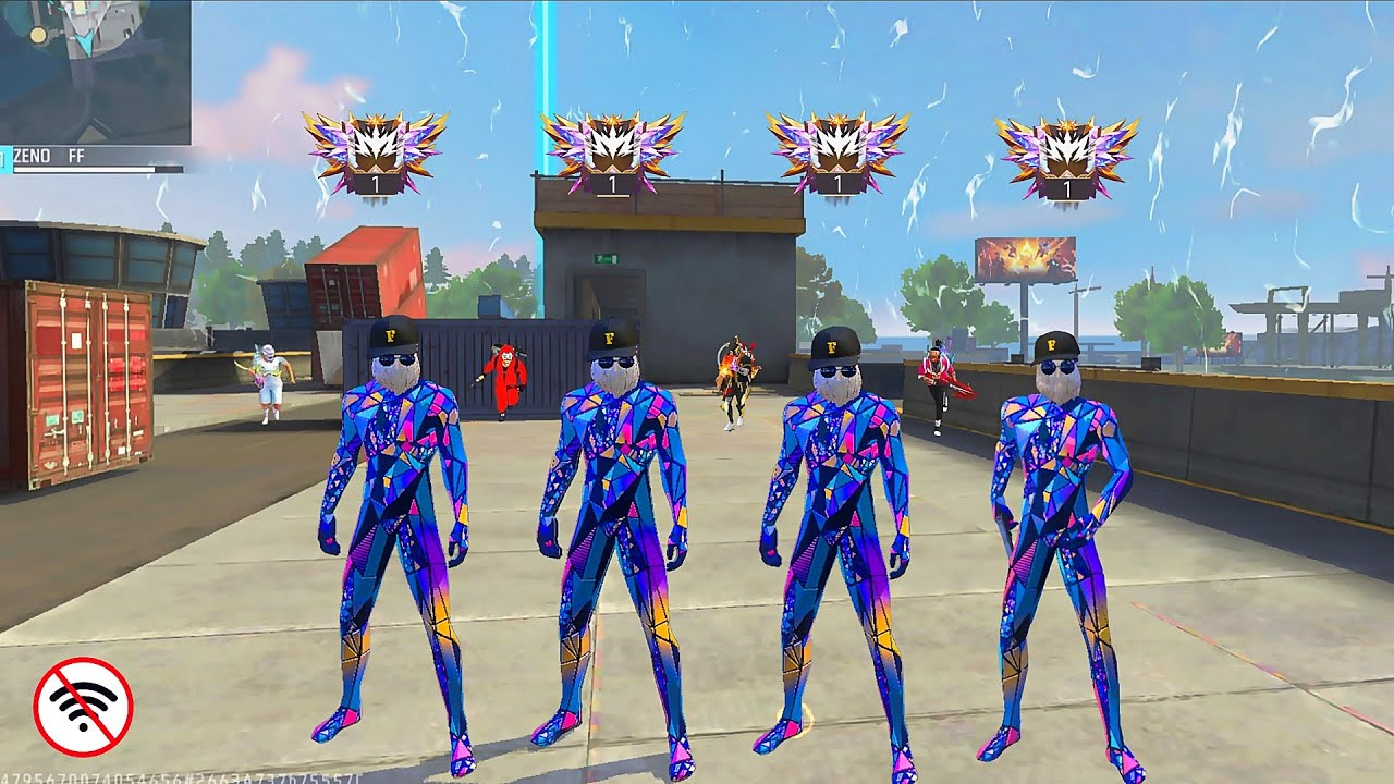 No Internet Prank 🤣| FREE FIRE FUNNY GAMEPLAY | ZENO FF