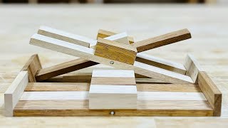 Simple structure but amazing results / Woodworking DIY by 검은별 공작소 B-Star Crafts 17,479 views 3 months ago 4 minutes, 26 seconds