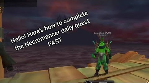 AQ3D NECROMANCER DAILY QUEST - FASTEST WAY