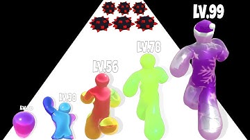 BLOB FAST RUNNER : Level Up Gameplay  -  Free Play Game