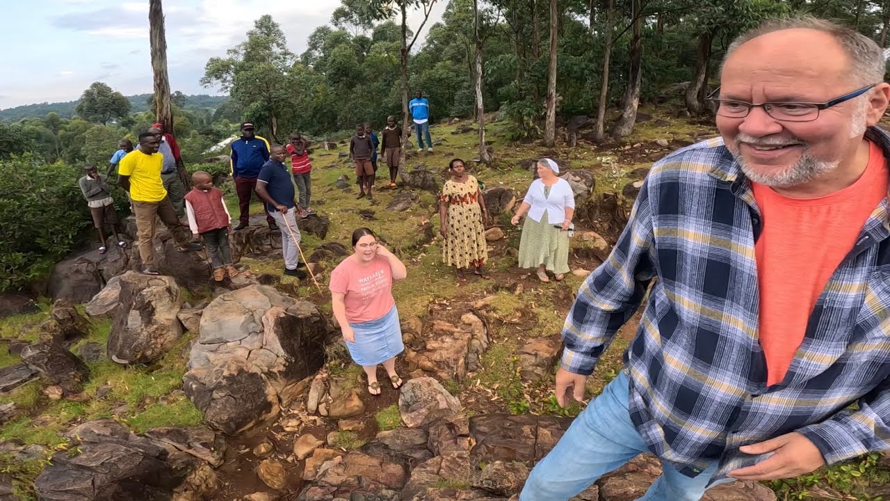 Inside an African Village Somewhere in Kisii - Kenya with my Parents in-Law. Sylvia Bichanga