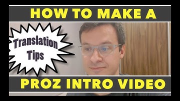 My Intro Video for Proz.com (no mic, no script, etc.)