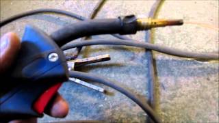 Mig welder leaking losing gas solenoid fix repair