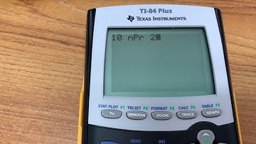 Math 130 Calculator Video (Permutations and Combinations)