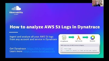How to analyze AWS S3 Logs in Dynatrace