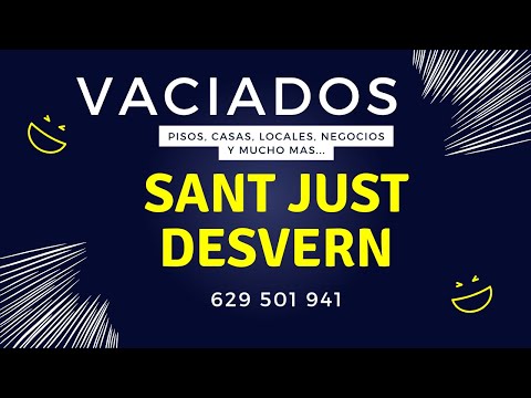 Vaciado de pisos o casas en SANT JUST DESVERN de muebles y trastos en el Baix LLobregat #shorts