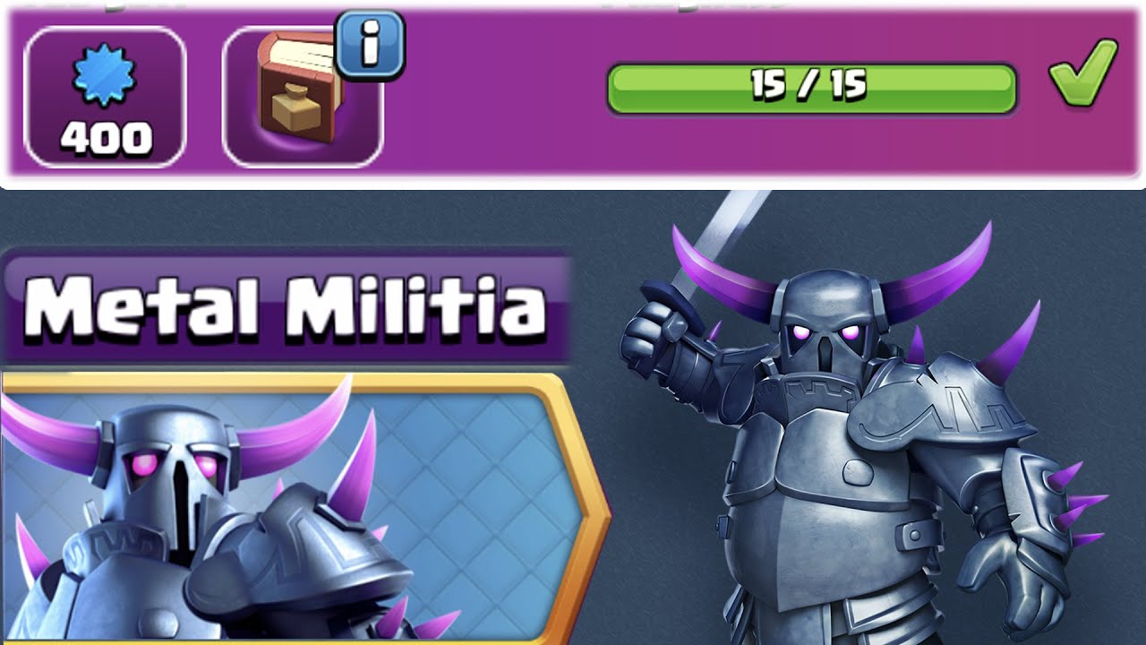how to complete P E K K A Metal Militia Clash of Clans 2023 - YouTube
