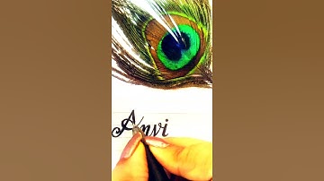 Anvi 😊name in cursive writing/ comment.. your name..👍✍️/ cursive writing