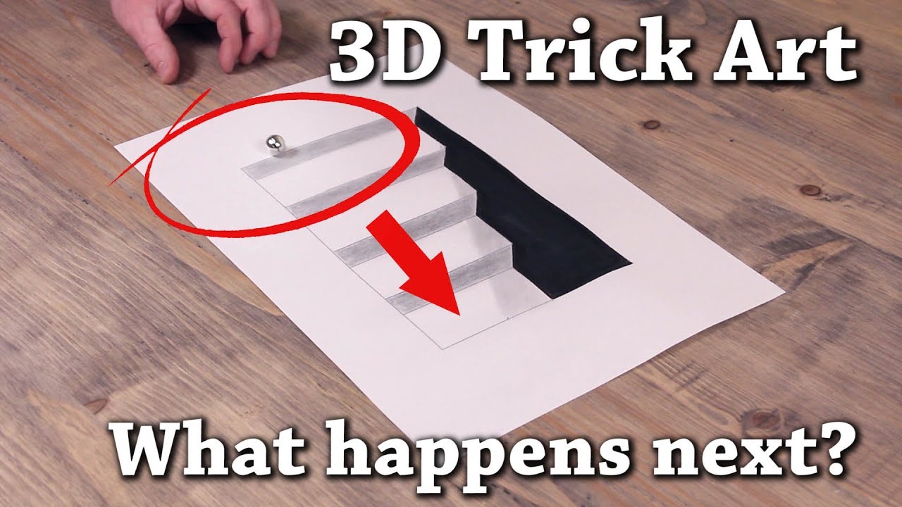 Easy 3D Drawing Illusions to Test Your Brain! - YouTube
