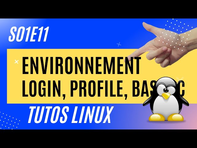 L'Environnement : variables, login, profile, bashrc, export (Debian)  - #Linux 1.11