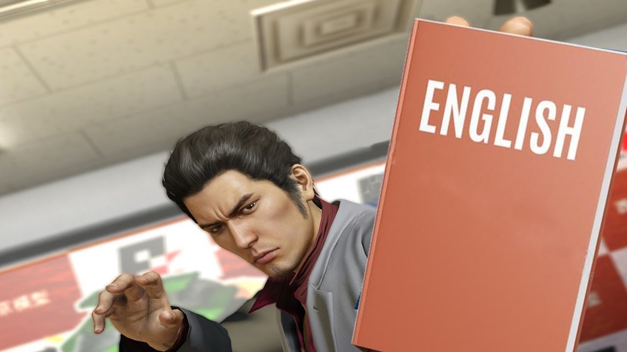 kiryu learns english