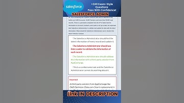 How to Pass the Salesforce Admin Exam – Mock Questions & Real Practice Test 2025 | 27 #shorts