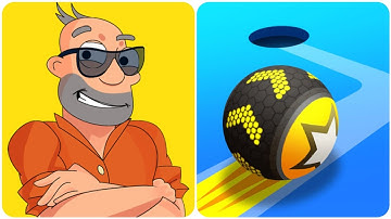 Hard Level Gameplay Save The Guy Vs Going Ball Run Walkthrough Android, IOS