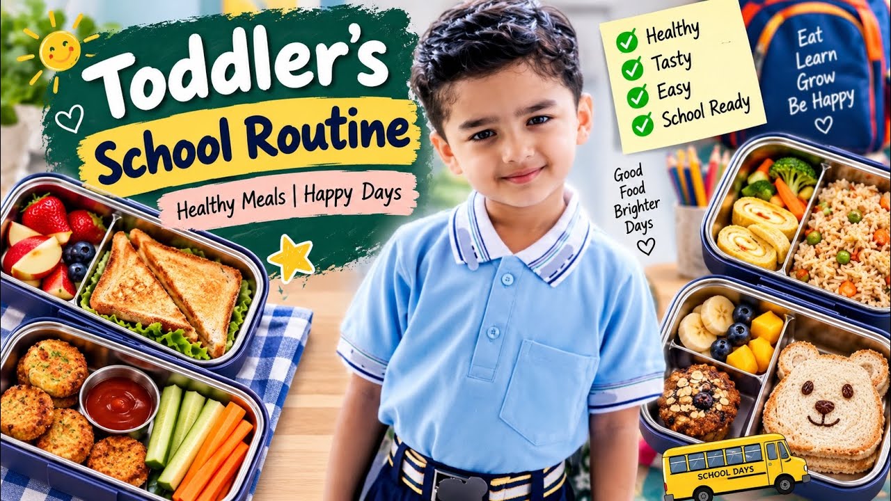 4 Year Old Routine 4 Years Kid's School Going Routine | 4 Year Old Routine | - YouTube