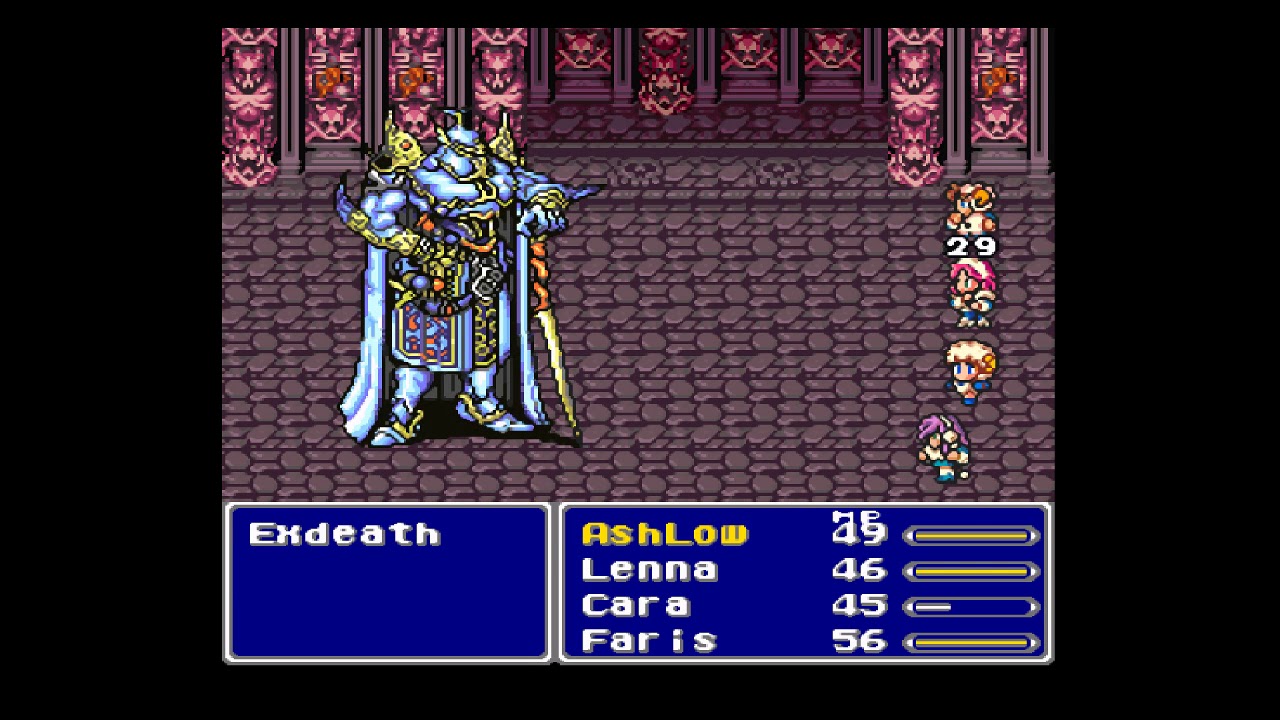 Final Fantasy V Low Level Challenge - Exdeath