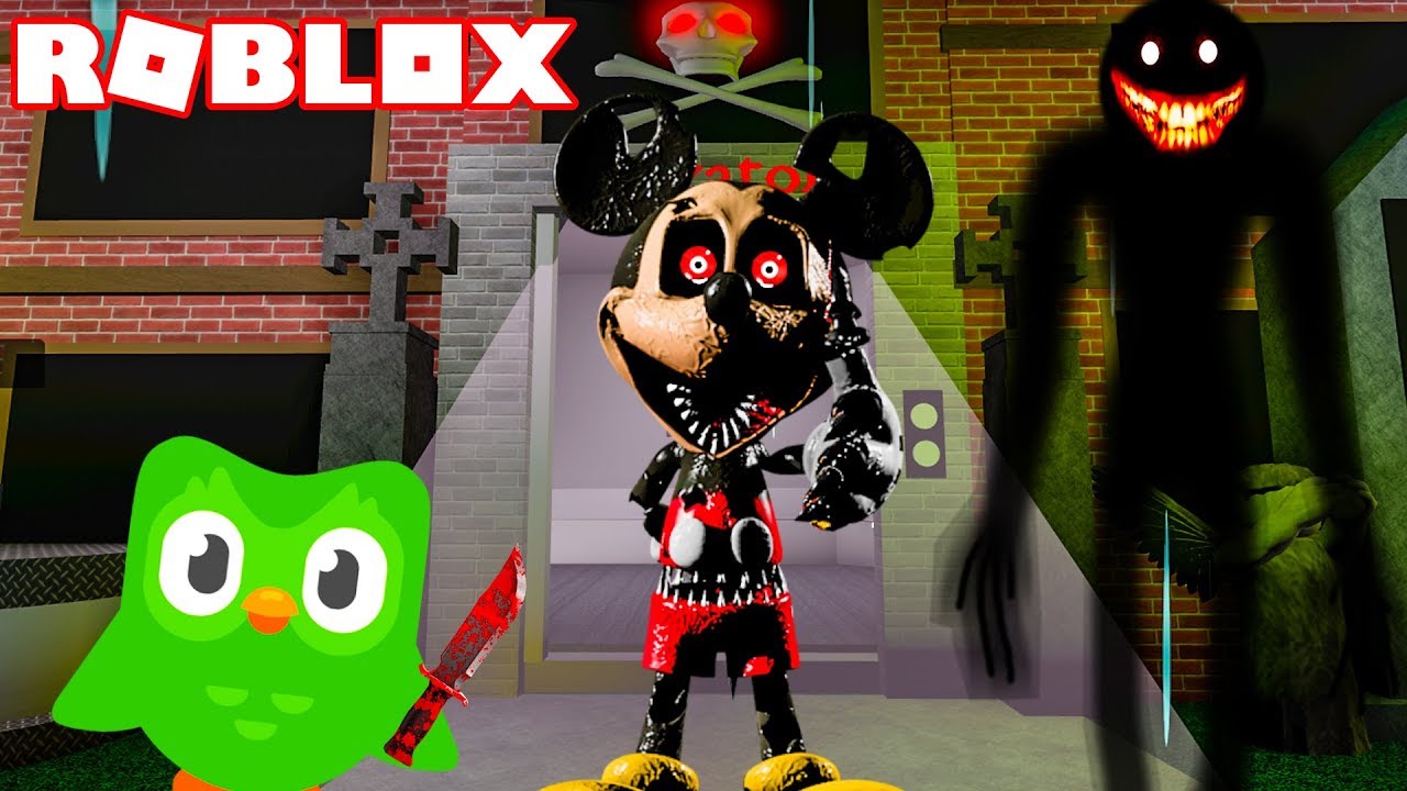 Roblox Scary Elevator New Update Mickey Mouse Terror Youtube