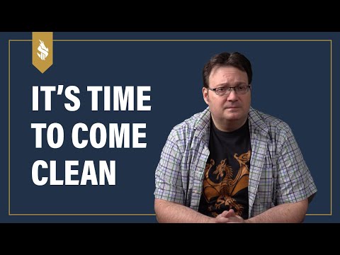 It's Time to Come Clean — Brandon Sanderson 