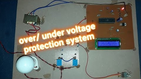over/under voltage protection system| binary live projects| electrical engineering projects, BLS