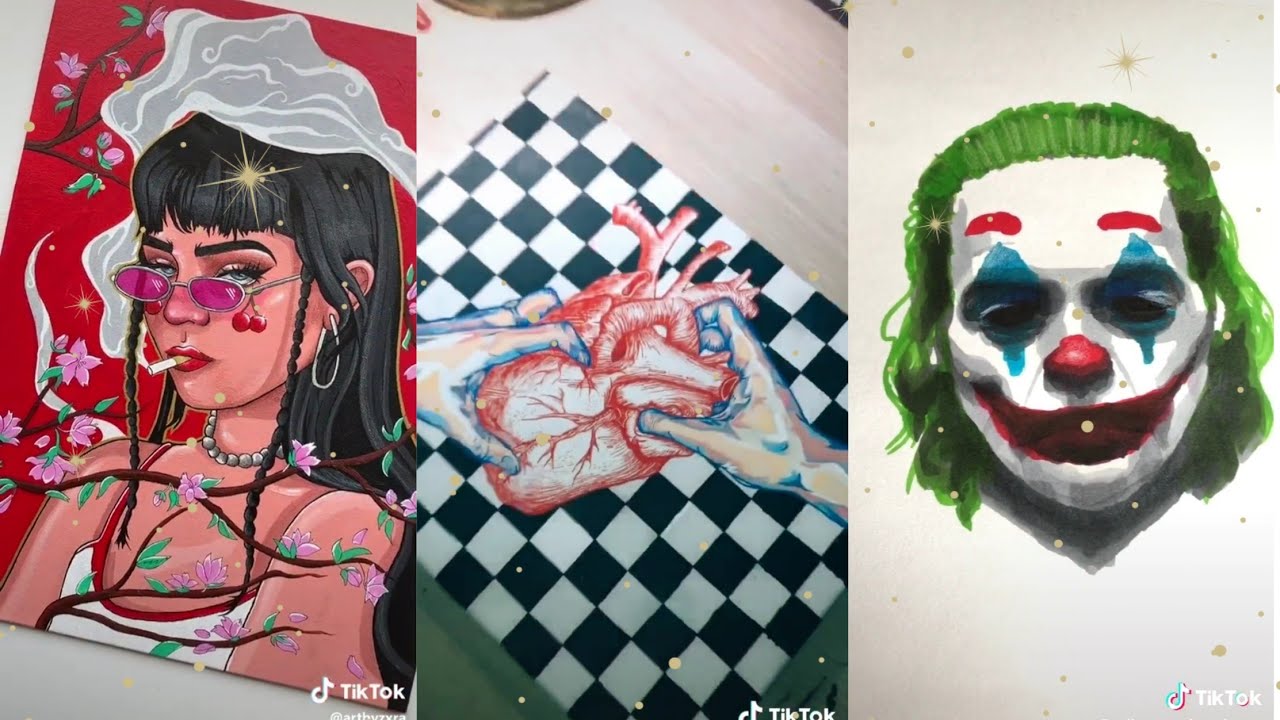 tik tok nude painting trend