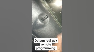 Datsun redi Go + remote programing  jsc jai shree chamunda auto electric