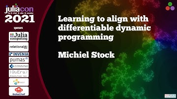 Learning to align with differentiable dynamic programming | Michiel Stock | JuliaCon2021