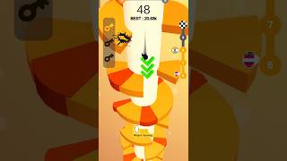 little fishy finding his way down ball drop helix #dropball #gameplay #games #gaming #game screenshot 5