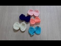 چۆنییەتی چنینی قردێلە بە ئاسانترین شێوە How to crochet a bow in a super easy way