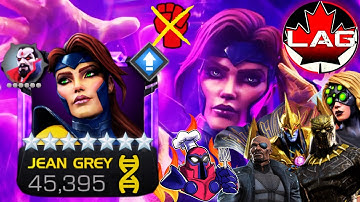HorseWoman?? 7🌟Rank 4 Jean Grey Gameplay Showcase! Skill Class Getting Cooked! War & BGs! - MCOC