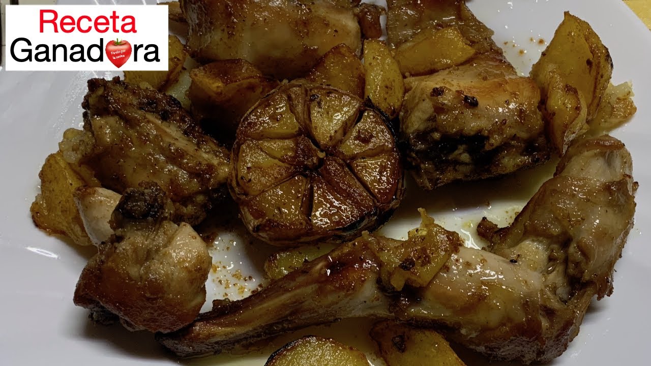 ▷ Receta de Conejo al ajillo con patatas fritas | Actualizado junio 2023