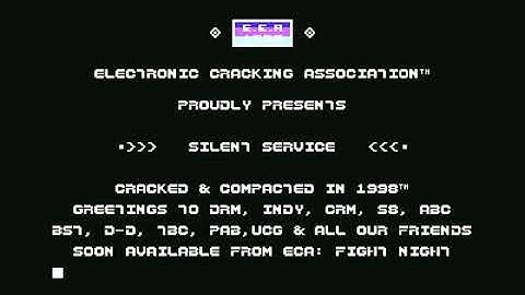 Electronic Cracking Association (ECA)  Intro 3 !  Commodore 64 (C64)
