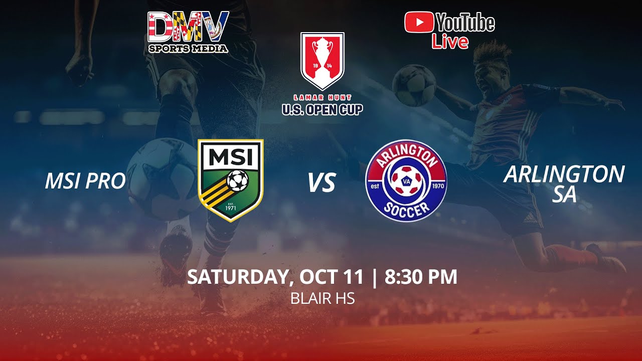 *LIVE* US OPEN CUP QUALIFIERS:  MSI PRO (UPSL) vs Arlington SA (UPSL)