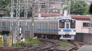 小田急電鉄_町田駅 2000形2057F 各駅停車新宿行 4番到着・3000形3955F各駅停車新松田行 2番到着・3000形3493F_通過・3000形急行新宿行 到着・1000形各停江ノ島行到着