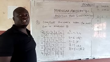 How to calculate Modular Arithmetic Using table (Addition & Subtraction) part 2
